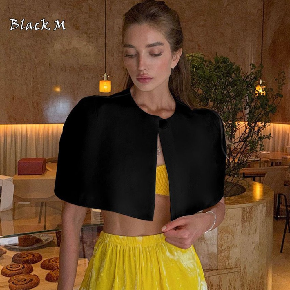 Crop Top Crochet - Débardeur patchwork créatif, cardigan élégant uni,