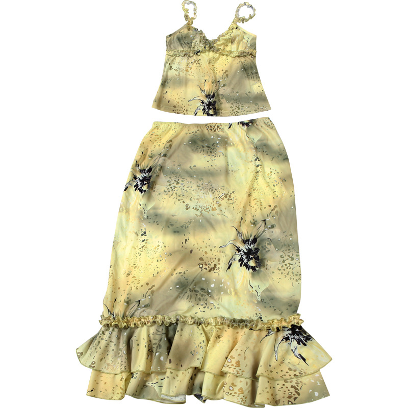 Ensemble 2 pièces pour femme,  - Midi Skirt Floral avis et prix