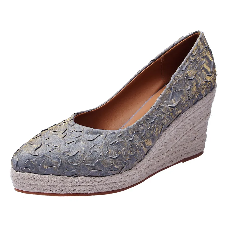 Espadrilles compensées à plate - Wedge Espadrille Women avis et prix