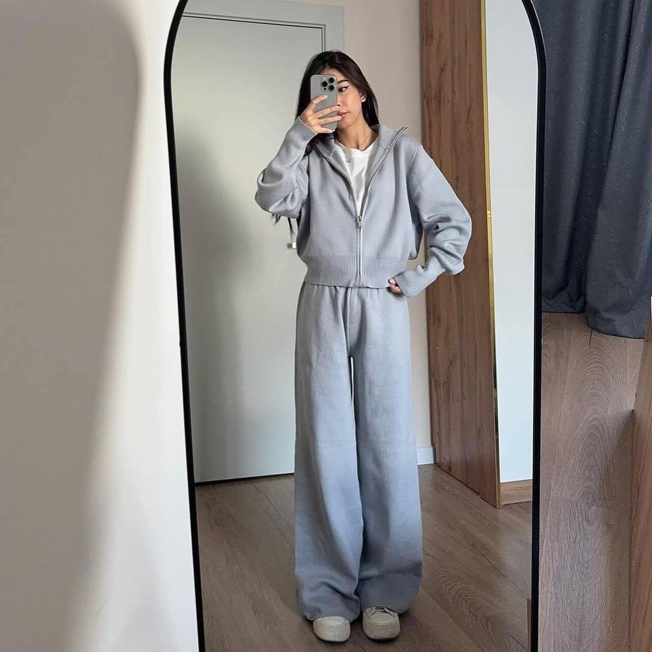 Ensemble deux pièces tricoté p - Linen Pant Wide avis et prix