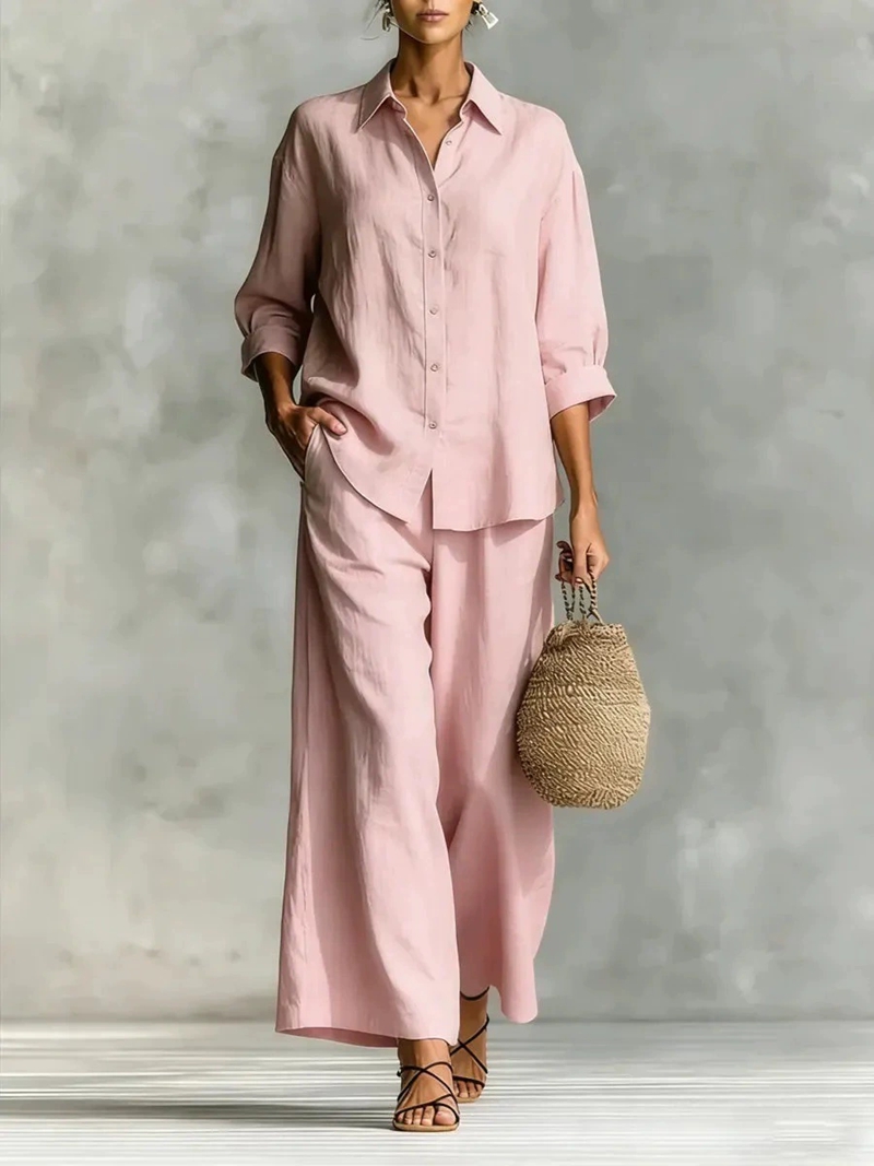 Ensemble décontracté pour femm - Linen Pant Wide avis et prix