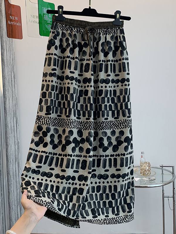 Jupe midi ample légère à impri - Midi Skirt Floral avis et prix