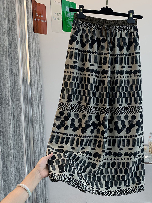 Jupe midi ample légère à impri - Midi Skirt Floral avis et prix