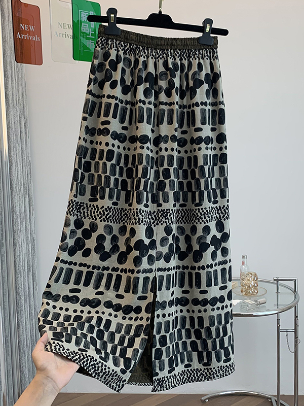 Jupe midi ample légère à impri - Midi Skirt Floral avis et prix