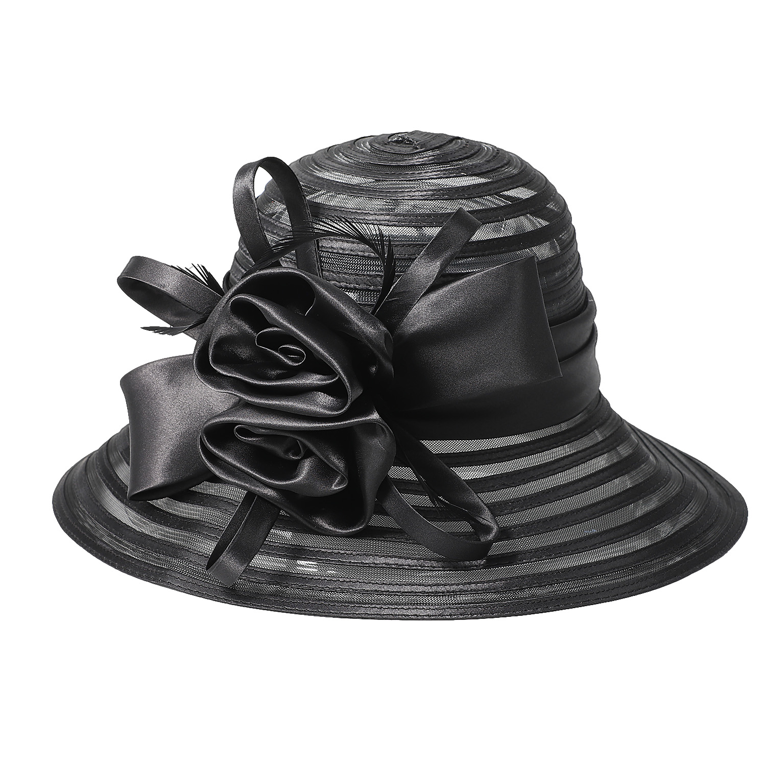 Chapeau bibi élégant en organz - Hat Floppy Wide avis et prix